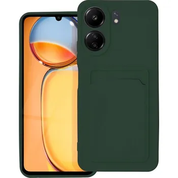 Pouzdro na mobilní telefon CARD Pouzdro pro XIAOMI Redmi 13C zelené