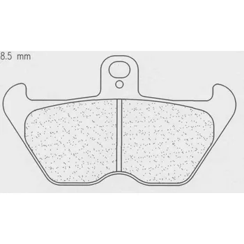 Brzdová destička Brzdové destičky CL BRAKES Street Sintered Metal - 2430XBK5 BMW R 1150 GS 2000-2001