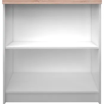 Knihovna Regál, bílá / dub sonoma, TOPTY TYP 16