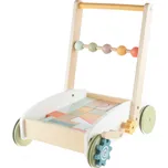 Zopa Dřevěný vozík s kostkami, Wood