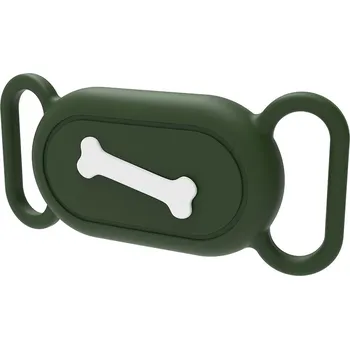 Pouzdro na mobilní telefon OEM Samsung Galaxy SmartTag2 silikonový kryt pro psy a kočky Barva: Zelená