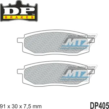Brzdová destička Destičky brzdové DP405 - DP BRAKES směs Premium Sinter OEM DP405
