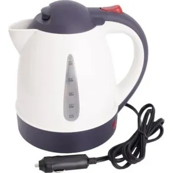 Rychlovarná konvice Varná konvice 24V kabel se zástrčkou, 250W, 1L Černá