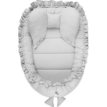 Hnízdečko pro miminko Hnízdečko pro miminko Belisima Mušelín grey