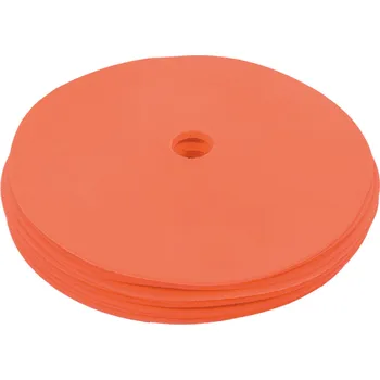 Fotbalový chránič Tréninkové kužely Cawila Gummi Markierungsscheiben 10pcs Set, orange 1000615317
