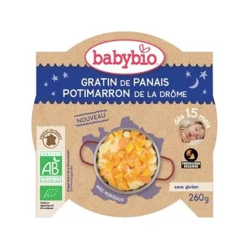 BabyBio večerní menu gratinovaný pastinák 260g