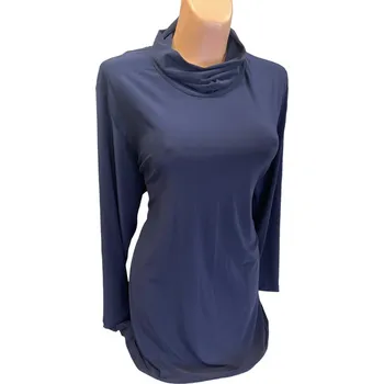 Dámská tunika Černý, modrý, červený rolák CAKA, Barva Vínová, Velikost 38 - na zakázku, Materiál 98% Polyester 2% Lycra