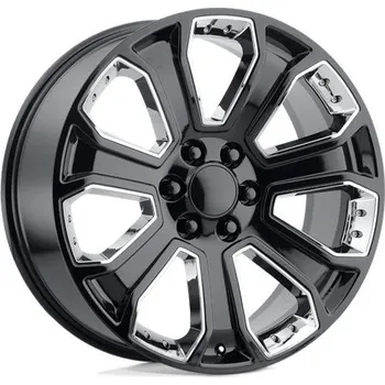 Příslušenství ke karavanu Performance Replicas PR113 disk 20x9 6X139.7 78.1 ET24, Lesklá černá