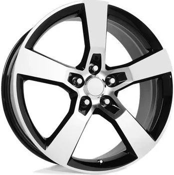 Alu kolo Performance Replicas PR125 disk 20x9 5X120 67.06 ET40, Lesklá černá