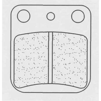 Brzdová destička Brzdové destičky CL BRAKES ATV ze slinutého kovu - 2408ATV1 YAMAHA YFM 400 Grizzly IRS 2007-2008