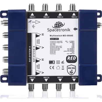 Satelitní technika Spacetronik MultiSwitch CE 9/8 HD LTE koncový
