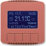 ABB Tango termostat pokojový vřesová červená 3292A-A10301 R2 programovatelný