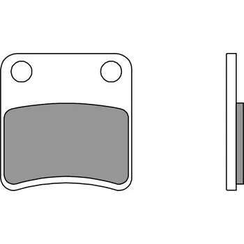 Brzdová destička Brzdové destičky BREMBO 07094 Brzdové destičky pro skútry CC 07094