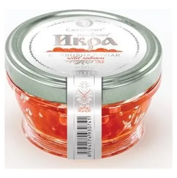 Gourmet Partners Kaviár z divokého lososa GORBUŠA PREMIUM ve skle 100g Cavipoint