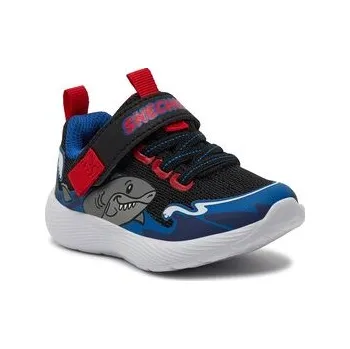 Chlapecké tenisky Sneakersy Skechers Shark Wave 407233N/BKBL Barevná 21