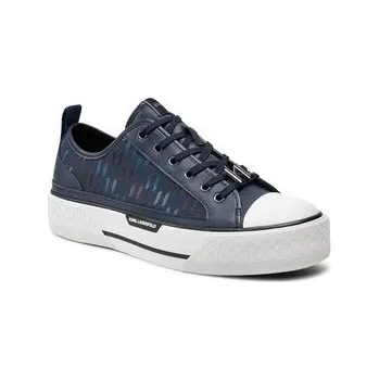 Dámská obuv KARL LAGERFELD Plátěnky KL50424 Tmavomodrá 42