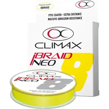 Přívlačová šňůra Climax iBraid NEO yellow 135m/0,18mm / 15,7kg