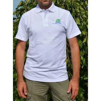 Pánské tričko Polokošile bílá SPORTS, XXL