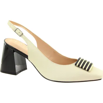 Dámské lodičky EPICA Dámské kožené porcelánové lodičky 11163-715-757-PORCELANA-255 Velikost 39