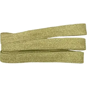 Stuha Stuha lněná GLITR zlatá třpytivá 10mm x 2m (Stuha lněná, jednolící, zlatý glitr)