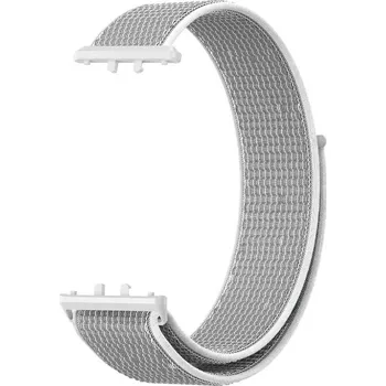 MůjMiBand.cz Nylonový řemínek pro Samsung Galaxy Fit 3 Barva: bílá stříbrná