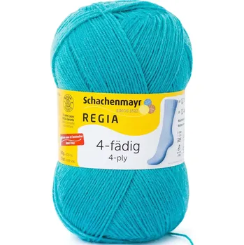 Příze Regia 4-Ply Uni 6629 ocean (Ponožková příze Regia Uni 4 Ply 6629 ocean)