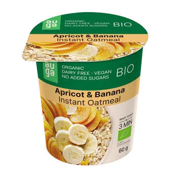 Fitness strava Auga Celozrnná ovesná kaše bio 60 g meruňka banán