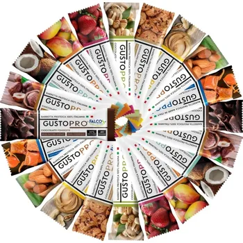 Falco Gusto Protein 30% čokoláda mix 10 příchutí - proteinová tyčinka bez cukru