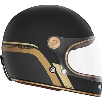 Helma na motorku Přilba REVENGE NOX PREMIUM black mat/gold 2024 Velikost: XL