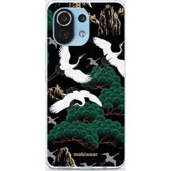 Pouzdro na mobilní telefon Silikonové pouzdro Mobiwear na mobil Xiaomi 11 Lite 5G NE - B021F Jeřábi - VÝPRODEJ (Silikonový kryt, obal, pouzdro Mobiwear na mobilní telefon Xiaomi 11 Lite 5G NE - B021F Jeřábi)