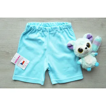 AMÁLKA Bavlněné kraťasy tyrkysové Velikost: 74-80