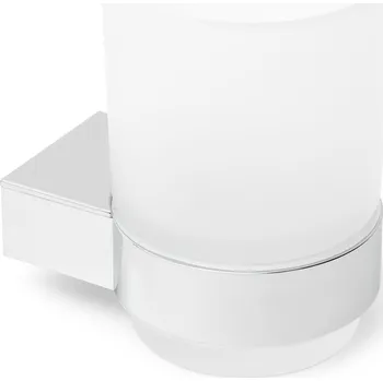 Mýdlenka SAT Držák skleniček SAT Project včetně skleničky chrom/mléčné sklo SATDPROJ27 SATDPROJ27