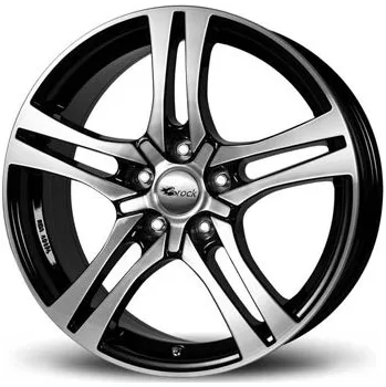 Disk alu-kola BROCK RC26 6.5x15, 5x112 ET44, leštěný + černý lesk