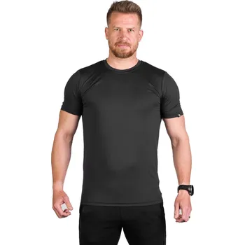 Northfinder Pánské turistické elastické tričko prodyšné BRENTON, tmavě šedá, XL