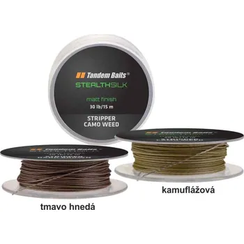 Návazcová šňůra Stealth Silk Stripper 15m 30lb camo