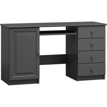 Psací stůl Psací stůl 133 - masiv borovice Odstín: Šedá krycí barva