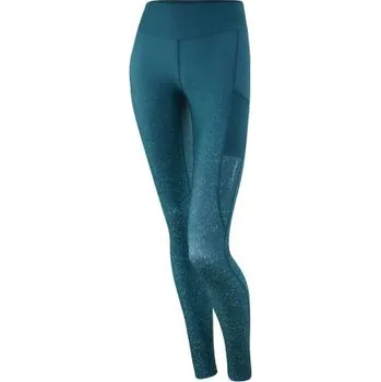 Dámské legíny Löffler LONG PRINT 2022 modré dámské běžecké legíny 44/XXL - modrá + DÁREK + Doprava ZDARMA