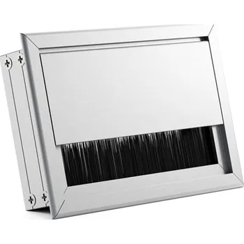 kabelová chránička Interex design Kabelová průchodka MONET 120 x 80 mm / Hliník