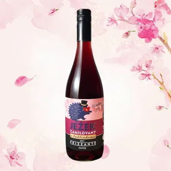 Víno Zamilovaný Ježek 2021, zemské víno - perlivé, Vinařství Ježková, brut