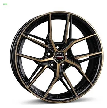 Auto-moto alu-kola Borbet QX 8x19, 5x112 ET49, černo/bronzová matná