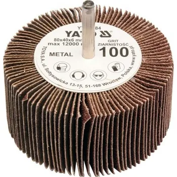 Brusný kotouč Kotouč lamenový radiální 80x40 P-80 shřídelí 6mm