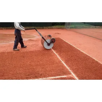 Travní válec Tenisový válec na antuku ostnatý 1m