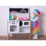 Martonie Dřevěná kuchyňka pro děti s efekty 94,5 x 70 x 29,5 cm