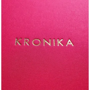 Kancelářský papír Kronika A3 [200 listů] na šířku, papír bílý 120g/m2 - červené plátno