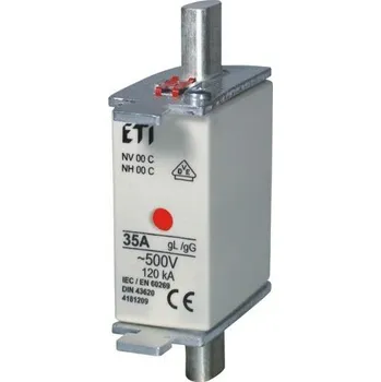 ETI Elektroelement NV000/NH000 gG 40A/400V Nožová pojistka