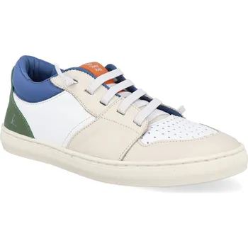 Barefoot dětské tenisky Tip Toey Joey - Ollie Tapioca/ blue Tang/ Salsa modré Velikost: 32