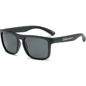 Polarizované cyklistické sluneční brýle - A-Černá-Zelená-Šedá