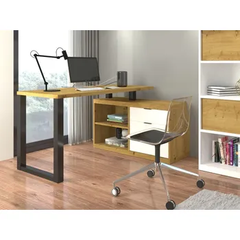 Psací stůl Rohový psací stůl s komodou Maro II