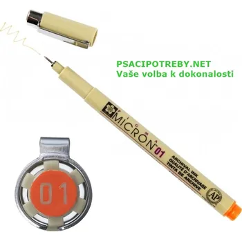 sakura xsdk01 Technické pero Pigma Micron 01/0.25mm - Oranžové