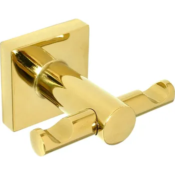 Věšák BA-DE Háček dvojitý Nero Gold, zlato